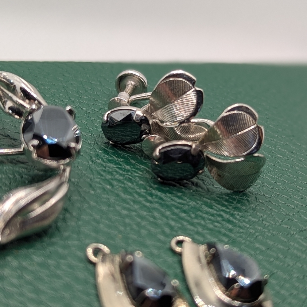 ✨ Silver Hematite Jewelry Set ❤️ - Picture 4 of 7